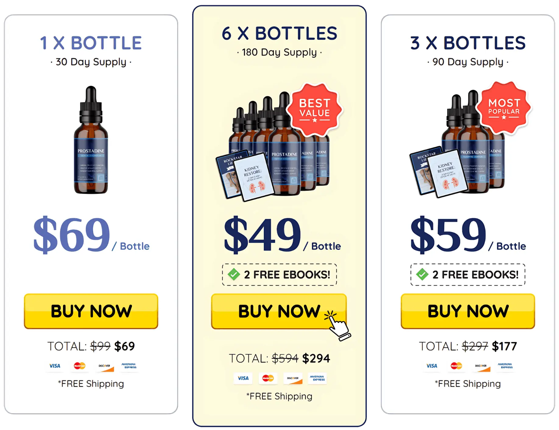 Prostadine-pricing-table